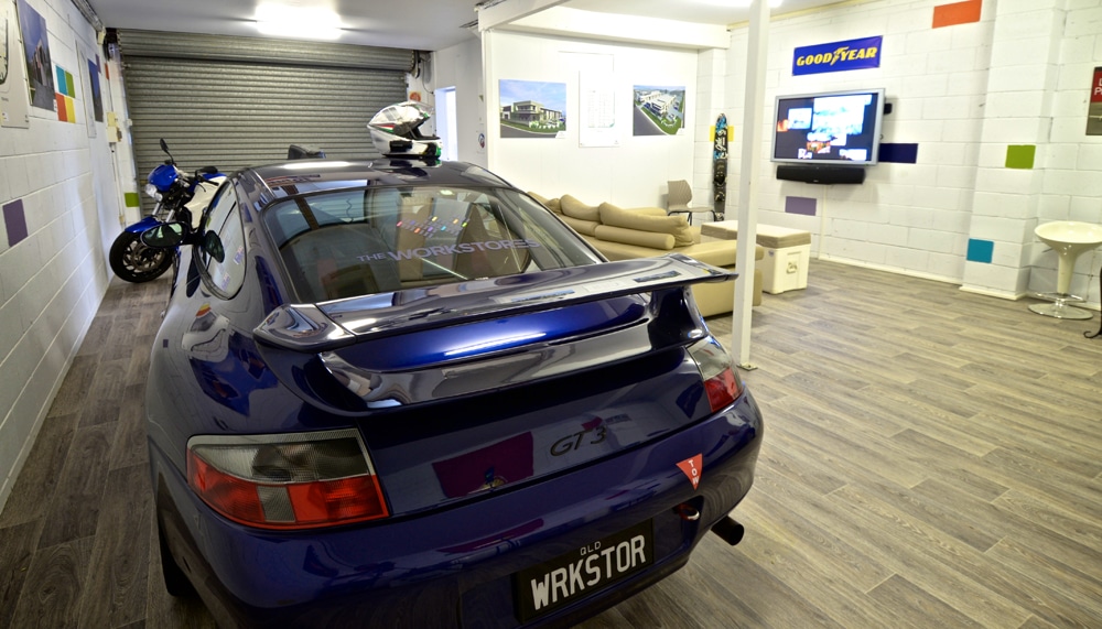 The ultimate man cave storage - Luxury Car storage